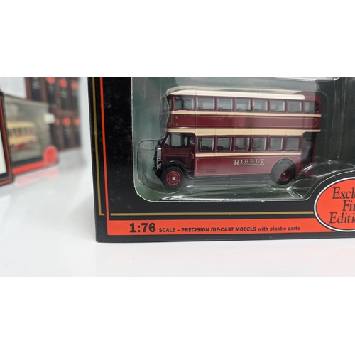 1032 - A Collection of 20 x Gilbow Exclusive First Edition Precision Die Cast Model Buses 1:76 Scale in Ori... 