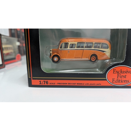 1032 - A Collection of 20 x Gilbow Exclusive First Edition Precision Die Cast Model Buses 1:76 Scale in Ori... 