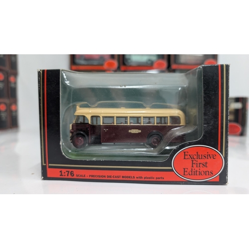 1032 - A Collection of 20 x Gilbow Exclusive First Edition Precision Die Cast Model Buses 1:76 Scale in Ori... 