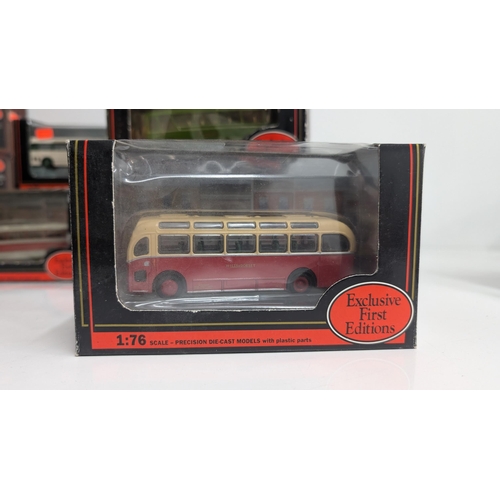 1033 - A Collection of 20 x Gilbow Exclusive First Edition Precision Die Cast Model Buses 1:76 Scale in Ori... 