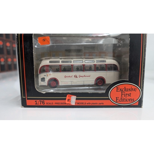 1033 - A Collection of 20 x Gilbow Exclusive First Edition Precision Die Cast Model Buses 1:76 Scale in Ori... 