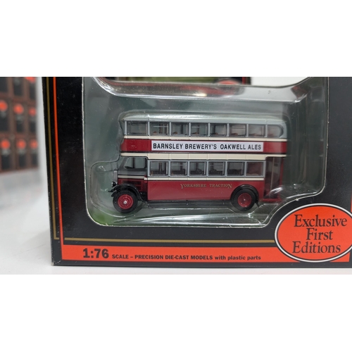 1033 - A Collection of 20 x Gilbow Exclusive First Edition Precision Die Cast Model Buses 1:76 Scale in Ori... 