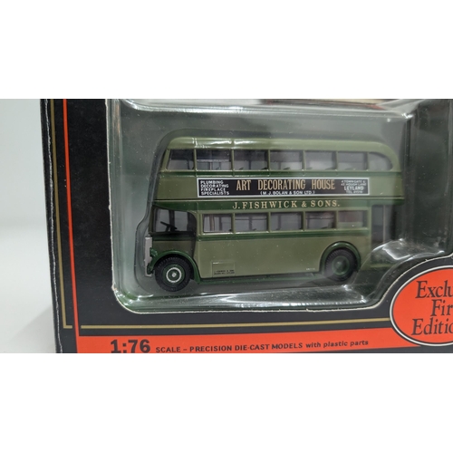 1034 - A Collection of 20 x Gilbow Exclusive First Edition Precision Die Cast Model Buses 1:76 Scale in Ori... 