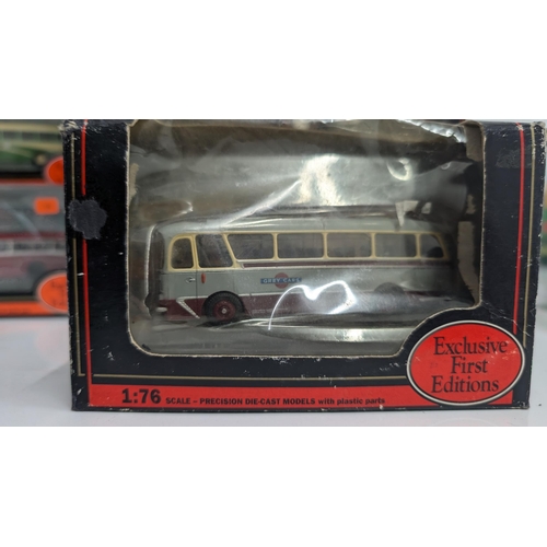 1034 - A Collection of 20 x Gilbow Exclusive First Edition Precision Die Cast Model Buses 1:76 Scale in Ori... 