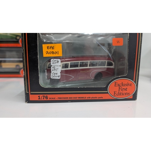 1034 - A Collection of 20 x Gilbow Exclusive First Edition Precision Die Cast Model Buses 1:76 Scale in Ori... 