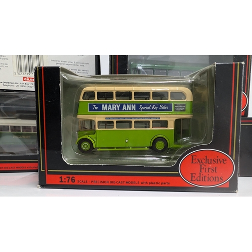 1035 - A Collection of 20 x Gilbow Exclusive First Edition Precision Die Cast Model Buses 1:76 Scale in Ori... 