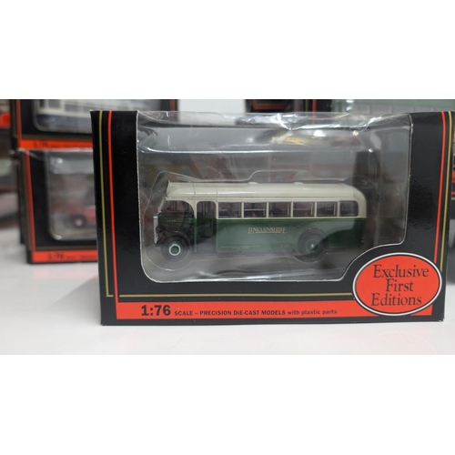 1035 - A Collection of 20 x Gilbow Exclusive First Edition Precision Die Cast Model Buses 1:76 Scale in Ori... 