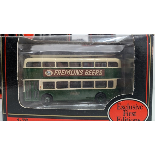 1036 - A Collection of 20 x Gilbow  Exclusive First Edition Precision Die Cast Model Buses 1:76 Scale in Or... 