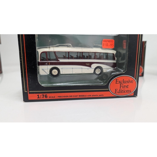 1036 - A Collection of 20 x Gilbow  Exclusive First Edition Precision Die Cast Model Buses 1:76 Scale in Or... 