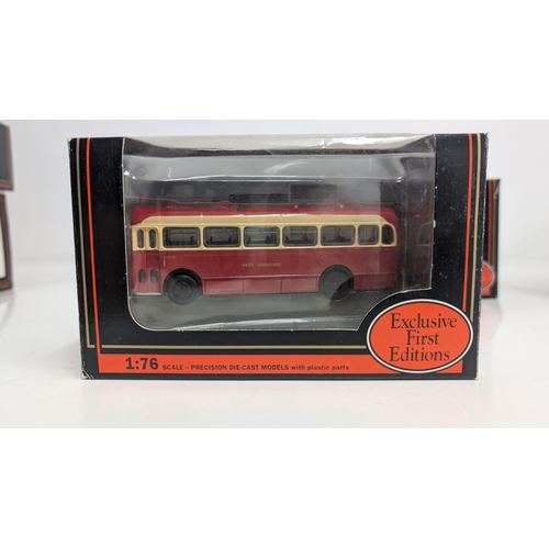 1036 - A Collection of 20 x Gilbow  Exclusive First Edition Precision Die Cast Model Buses 1:76 Scale in Or... 