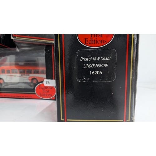 1036 - A Collection of 20 x Gilbow  Exclusive First Edition Precision Die Cast Model Buses 1:76 Scale in Or... 