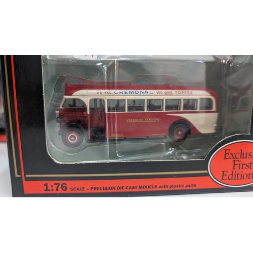 1036 - A Collection of 20 x Gilbow  Exclusive First Edition Precision Die Cast Model Buses 1:76 Scale in Or... 