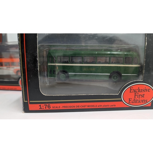 1036 - A Collection of 20 x Gilbow  Exclusive First Edition Precision Die Cast Model Buses 1:76 Scale in Or... 