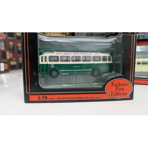 1037 - A Collection of 20 x Gilbow Exclusive First Edition Precision Die Cast Model Buses 1:76 Scale in Ori... 