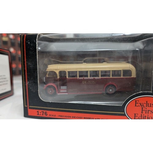 1037 - A Collection of 20 x Gilbow Exclusive First Edition Precision Die Cast Model Buses 1:76 Scale in Ori... 