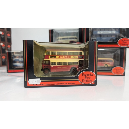 1037 - A Collection of 20 x Gilbow Exclusive First Edition Precision Die Cast Model Buses 1:76 Scale in Ori... 