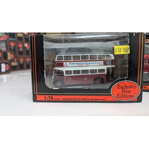 1037 - A Collection of 20 x Gilbow Exclusive First Edition Precision Die Cast Model Buses 1:76 Scale in Ori... 