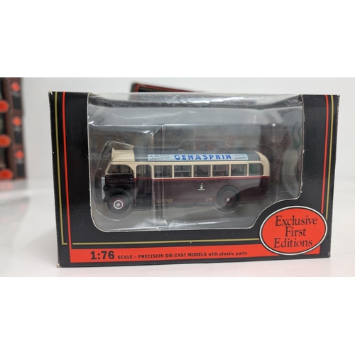 1038 - A Collection of 10 x Gilbow Exclusive First Edition Precision Die Cast Model Buses 1:76 Scale in Ori... 