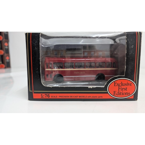 1038 - A Collection of 10 x Gilbow Exclusive First Edition Precision Die Cast Model Buses 1:76 Scale in Ori... 