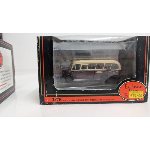 1038 - A Collection of 10 x Gilbow Exclusive First Edition Precision Die Cast Model Buses 1:76 Scale in Ori... 