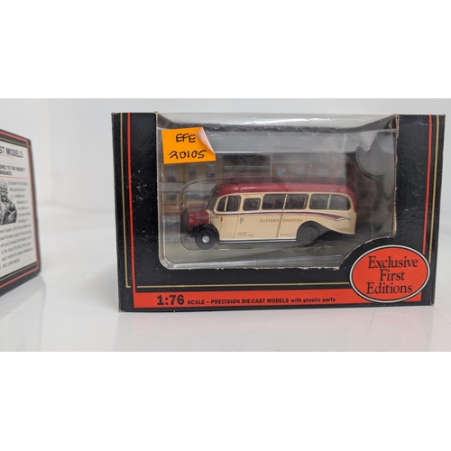 1039 - A Collection of 10 x Gilbow  Exclusive First Edition Precision Die Cast Model Buses 1:76 Scale in Or... 