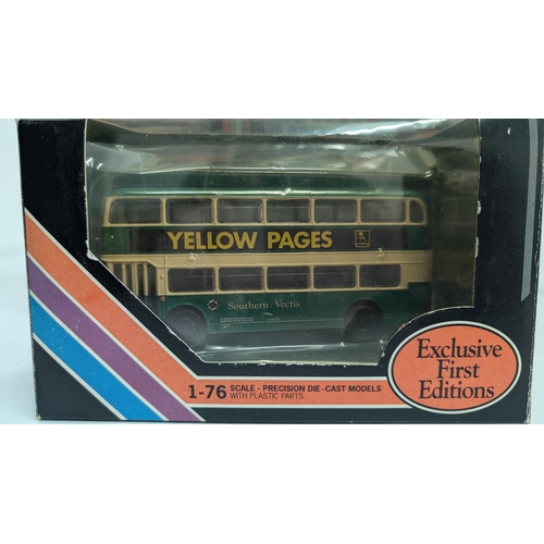 1039 - A Collection of 10 x Gilbow  Exclusive First Edition Precision Die Cast Model Buses 1:76 Scale in Or... 