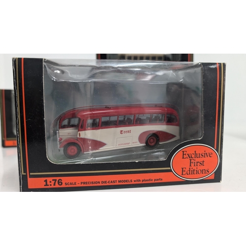 1039 - A Collection of 10 x Gilbow  Exclusive First Edition Precision Die Cast Model Buses 1:76 Scale in Or... 