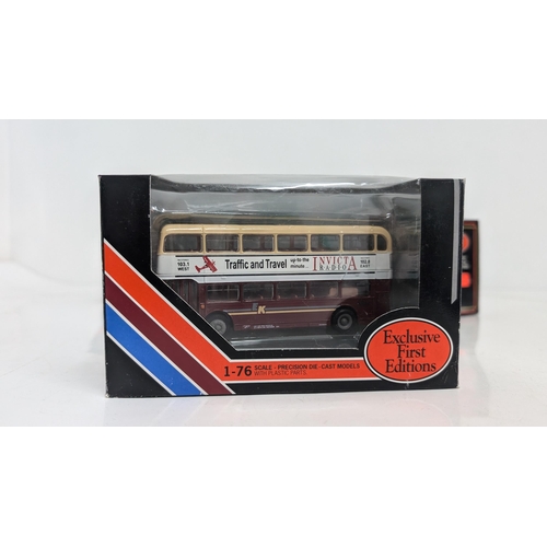 1040 - A Collection of 11 x Gilbow Exclusive First Edition Precision Die Cast Model Buses 1:76 Scale in Ori... 