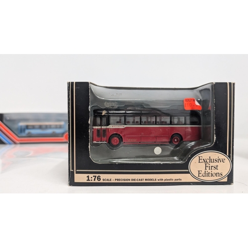 1040 - A Collection of 11 x Gilbow Exclusive First Edition Precision Die Cast Model Buses 1:76 Scale in Ori... 