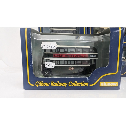 1042 - A Collection of 20 x Gilbow Precision Die Cast Model Buses 1:76 Scale in Original Boxes - as new. to... 