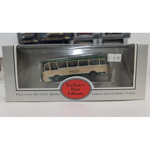 1042 - A Collection of 20 x Gilbow Precision Die Cast Model Buses 1:76 Scale in Original Boxes - as new. to... 