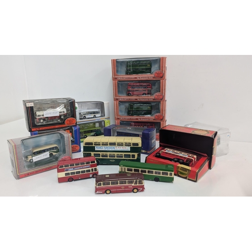 1044 - A Collection of Diecast Model Buses 1:76 , Boxed, Unboxed  As New and Excellent Condition to include... 