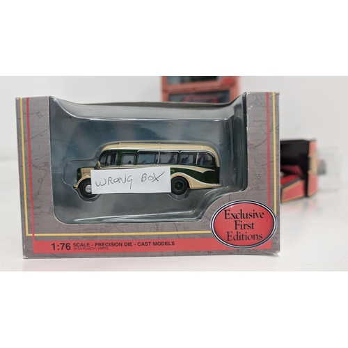 1044 - A Collection of Diecast Model Buses 1:76 , Boxed, Unboxed  As New and Excellent Condition to include... 