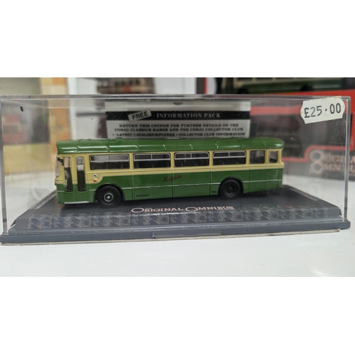 1047 - Corgi - The Original Omnibus Company 1:76 Die Cast Model Buses x 20 As New In Boxes inc.( 1 boxed Se... 