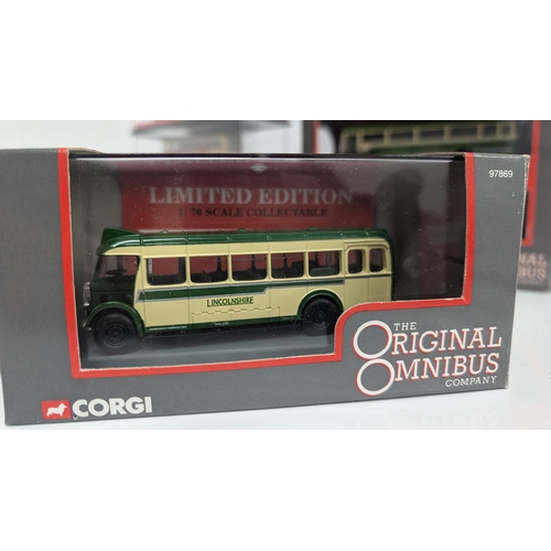 1047 - Corgi - The Original Omnibus Company 1:76 Die Cast Model Buses x 20 As New In Boxes inc.( 1 boxed Se... 