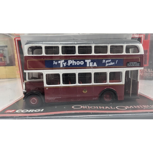 1047 - Corgi - The Original Omnibus Company 1:76 Die Cast Model Buses x 20 As New In Boxes inc.( 1 boxed Se... 