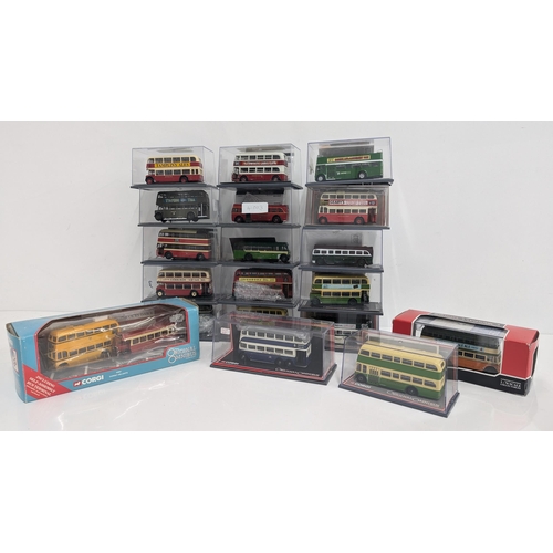 1048 - Corgi - The Original Omnibus Company 1:76 Die Cast Model Buses x 20 As New In Boxes inc. 1 x Double ... 