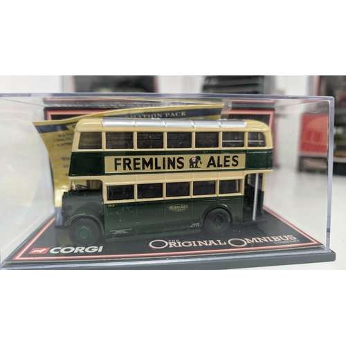 1052 - Corgi -  The Original Omnibus Company 1:76 Die Cast Model Buses x 20 As New In Boxes inc:
1. AEC Q D... 