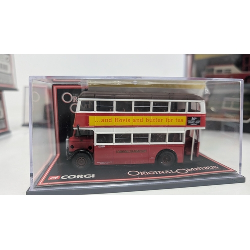 1052 - Corgi -  The Original Omnibus Company 1:76 Die Cast Model Buses x 20 As New In Boxes inc:
1. AEC Q D... 