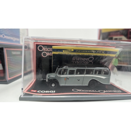 1052 - Corgi -  The Original Omnibus Company 1:76 Die Cast Model Buses x 20 As New In Boxes inc:
1. AEC Q D... 