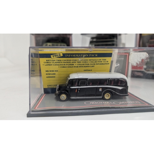 1052 - Corgi -  The Original Omnibus Company 1:76 Die Cast Model Buses x 20 As New In Boxes inc:
1. AEC Q D... 