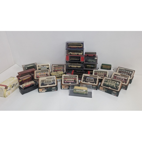 1053 - A Collection of 27 x  1:76 Die Cast Model Buses - Mostly As New in Original Boxes inc.  The Original... 