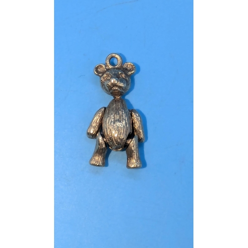 602 - A 9ct Gold Articulated Teddy Bear 4.3 gms