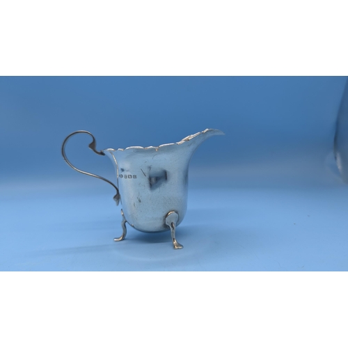 7 - A Hallmarked Silver Creamer (55 gms) 1929 Adie Brothers