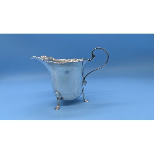 7 - A Hallmarked Silver Creamer (55 gms) 1929 Adie Brothers