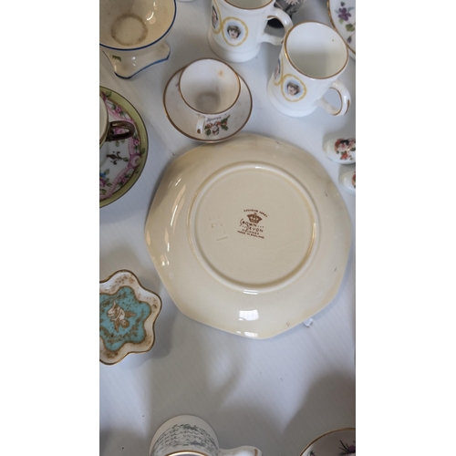 793 - A collection of Antique & vintage Miniature China & Porcelain Items including Spode, Royal Crown Der... 