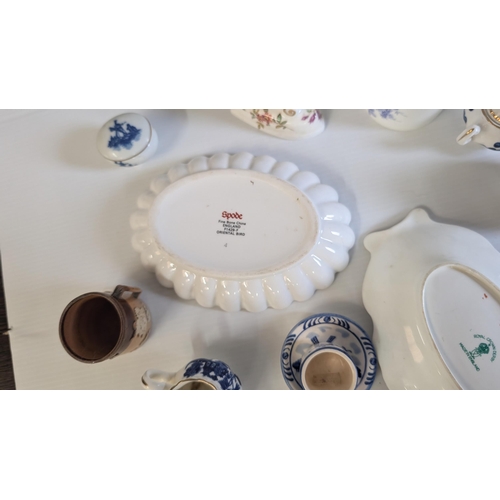 793 - A collection of Antique & vintage Miniature China & Porcelain Items including Spode, Royal Crown Der... 