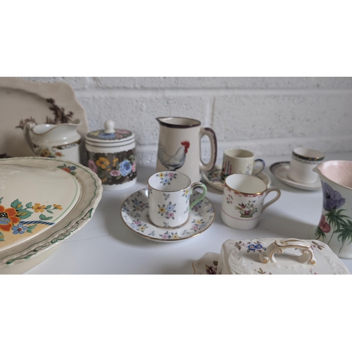 794 - A Collection of Antique Chinaware inc. Hammersley, Radford, Minton, Naritake Hair Receiver, Yamaji P... 