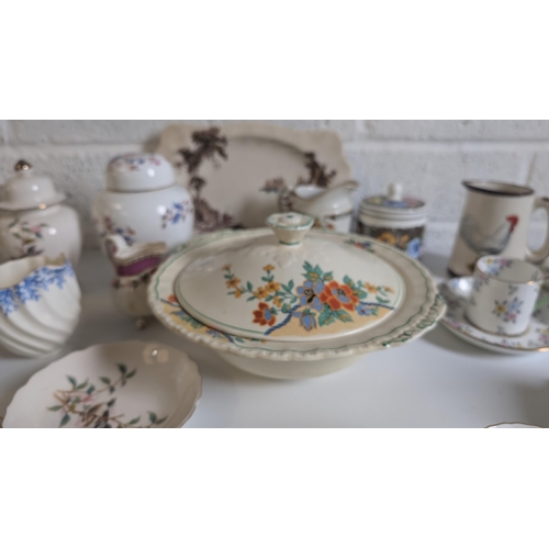 794 - A Collection of Antique Chinaware inc. Hammersley, Radford, Minton, Naritake Hair Receiver, Yamaji P... 