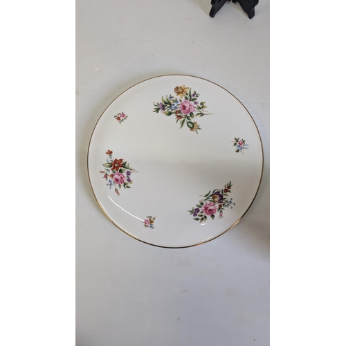 902 - A Quantity of Vintage China and Porcelain inc. Royal Worcester Cake Stand, Metal base, Cafe Fleur Ro... 